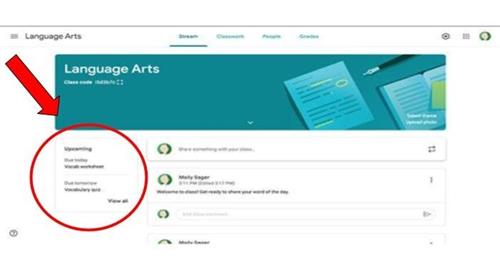 Google Classroom Example 
